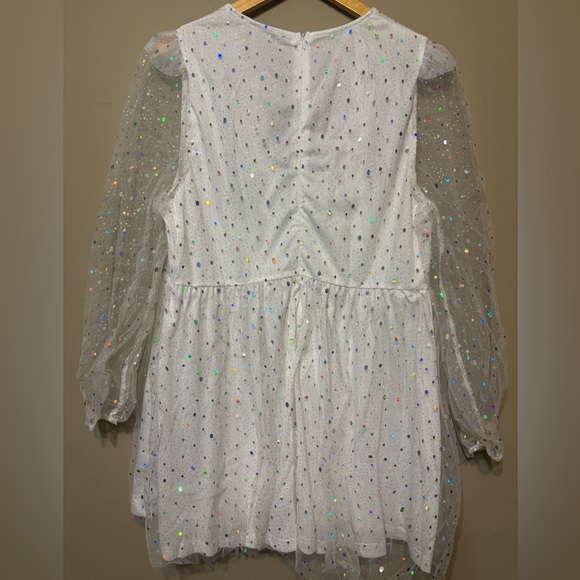 DOUBLE CRAZY Fairy Princess Sparkly Sequin Dress - Picture 7 of 8